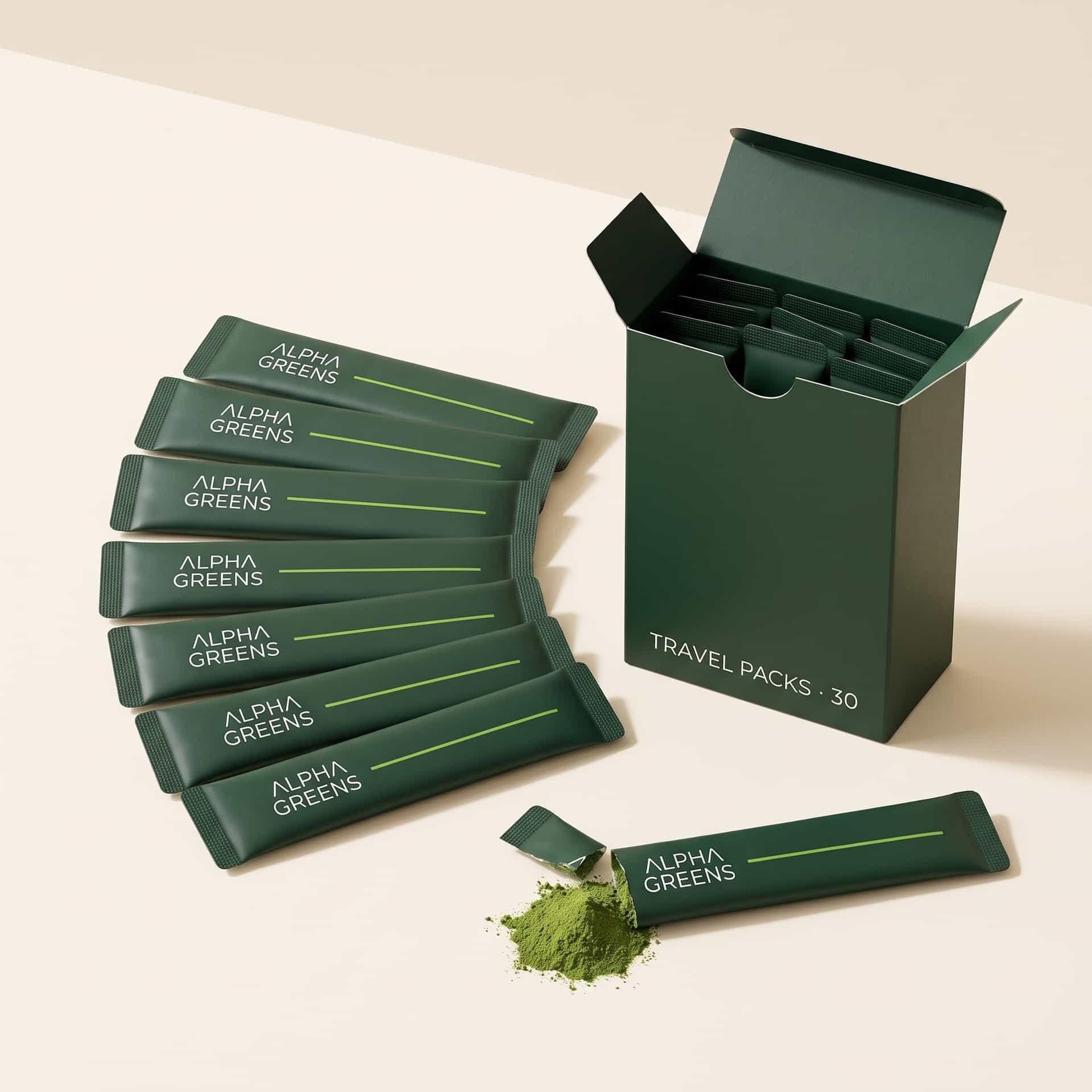 Alpha Greens Travel Packs